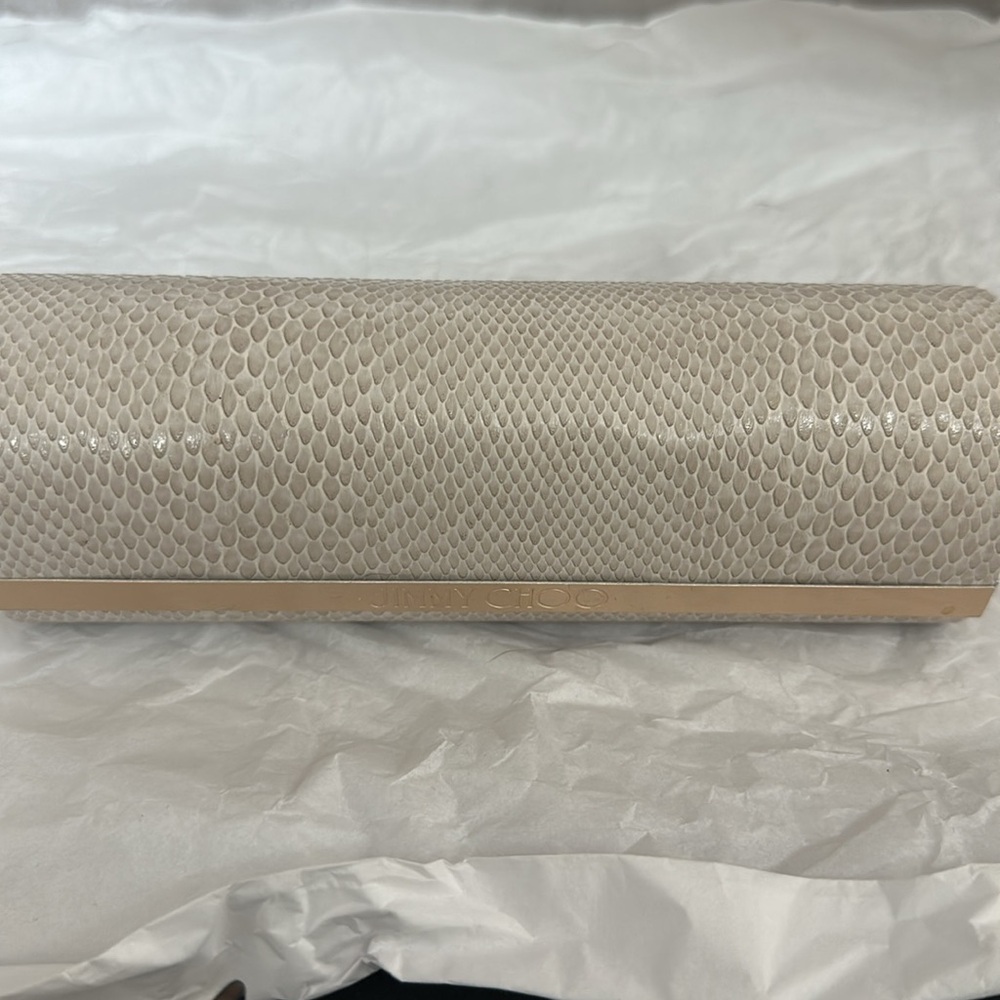 ⭐️SALE⭐️ Jimmy Choo Glasses Frame Gold with Sparkles on side EUC - Picture 8 of 9
